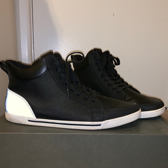 Aldo Other - Men’s Black and White High Top Aldo Sneakers Sz 9